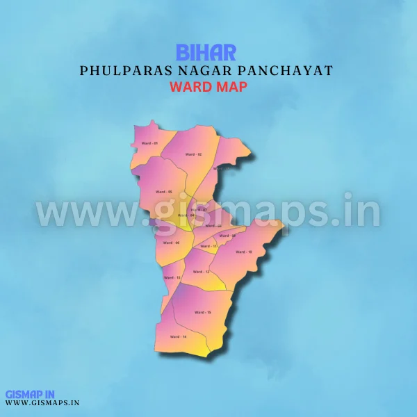 Phulparas Nagar Panchayat Ward Map